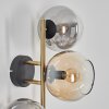 Gastor kullampa, Vägglampa Guld, Svart, 3-ljuskällor