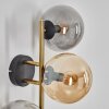 Gastor kullampa, Vägglampa 42 cm Guld, Svart, 3-ljuskällor