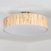Foggia Taklampa Nickel matt, 3-ljuskällor