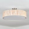 Foggia Taklampa Nickel matt, 3-ljuskällor