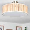 Foggia Taklampa Nickel matt, 3-ljuskällor