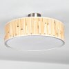 Foggia Taklampa Nickel matt, 3-ljuskällor