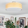 Foggia Taklampa Nickel matt, 3-ljuskällor