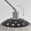 Baloca Golvlampa, Båglampor Nickel matt, Svart, 1-ljuskällor
