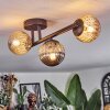 Chehalis Taklampa, kullampa Amber, Rökfärger, 3-ljuskällor