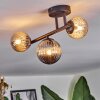 Chehalis Taklampa, kullampa Amber, Rökfärger, 3-ljuskällor
