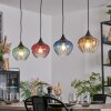 Cem Pendellampa, Pendelbelysning Blå, Gul, Grön, Klart, Röd, 4-ljuskällor