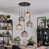 Koyoto Pendellampa, kullampa, Pendellampa Cluster Amber, Klart, Rökfärger, 5-ljuskällor