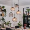 Koyoto Pendellampa, kullampa, Pendellampa Cluster Amber, Klart, Rökfärger, 5-ljuskällor