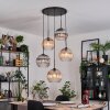Koyoto Pendellampa, kullampa, Pendellampa Cluster Amber, Klart, Rökfärger, 5-ljuskällor