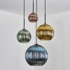 Koyoto Pendellampa, kullampa, Pendellampa Cluster 35 cm Blå, Guld, Grön, Kopparfärg, 4-ljuskällor