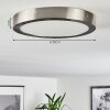Finsrud Taklampa LED Nickel matt, 1-ljuskällor