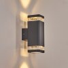 Tureby vägglampa utomhus, Vägglampa Antracit, Genomskinlig, klar, 2-ljuskällor Tureby vägglampa utomhus, Vägglampa Antracit, Genomskinlig, klar, 2-ljuskällor