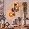 Gastor kullampa, Vägglampa Guld, Svart, 3-ljuskällor