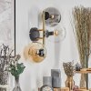 Gastor kullampa, Vägglampa Guld, Svart, 3-ljuskällor