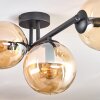 Gastor Taklampa, kullampa Amber, 3-ljuskällor