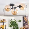 Gastor Taklampa, kullampa Amber, 3-ljuskällor