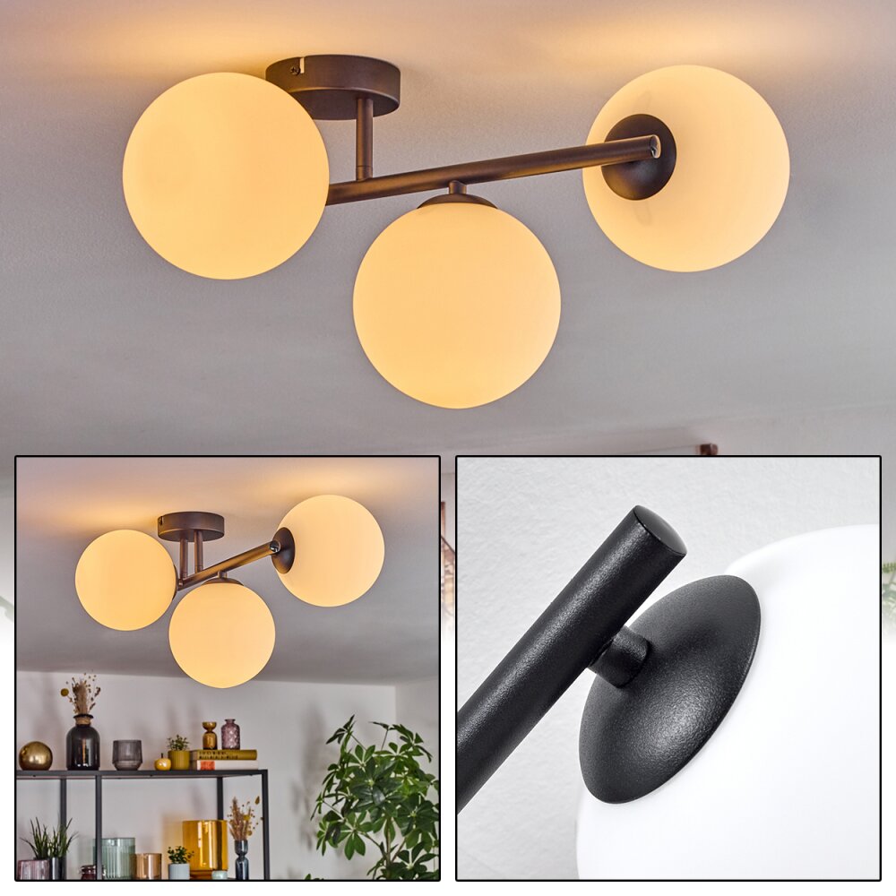 Gastor Taklampa, kullampa Vit, 3-ljuskällor main product photo