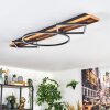 Pompu Taklampa LED Trä mörkt, Svart, 1-ljuskällor