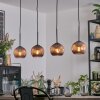 Koyoto Pendellampa, kullampa, Pendelbelysning Kopparfärg, 4-ljuskällor