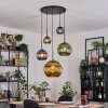 Koyoto Pendellampa, kullampa, Pendellampa Cluster Blå, Guld, Grön, 5-ljuskällor Koyoto Pendellampa, kullampa, Pendellampa Cluster Blå, Guld, Grön, 5-ljuskällor