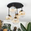 Chehalis Taklampa, kullampa Amber, Klart, 5-ljuskällor