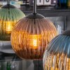 Koyoto Pendellampa, kullampa, Pendelbelysning Blå, Grön, Kopparfärg, 4-ljuskällor