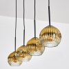 Ripoll Pendellampa, kullampa, Pendelbelysning Guld, Klart, 4-ljuskällor
