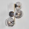 Ripoll kullampa, Vägglampa Guld, Svart, 3-ljuskällor
