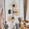 Koyoto kullampa, Vägglampa Guld, Svart, 3-ljuskällor