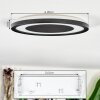 Gelan Taklampa LED Vit, 1-ljuskällor