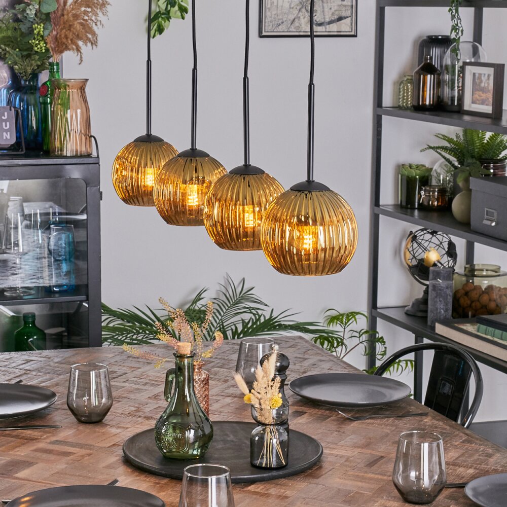 Ripoll Pendellampa, kullampa, Pendelbelysning Guld, 4-ljuskällor main product photo