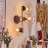 Gastor kullampa, Vägglampa Guld, Svart, 3-ljuskällor