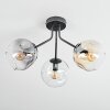 Ripoll Taklampa, kullampa Amber, Klart, Rökfärger, 3-ljuskällor