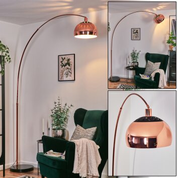 Baloca Golvlampa Kopparfärg, Svart, 1-ljuskällor