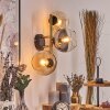 Koyoto kullampa, Vägglampa Guld, Svart, 3-ljuskällor