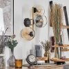 Koyoto kullampa, Vägglampa Guld, Svart, 3-ljuskällor