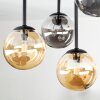 Chehalis Taklampa, kullampa Amber, Rökfärger, 5-ljuskällor