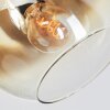Koyoto Taklampa, kullampa 42 cm Guld, Klart, 3-ljuskällor