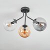 Gastor Taklampa, kullampa 42 cm Amber, Klart, Rökfärger, 3-ljuskällor