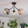 Gastor Taklampa, kullampa 42 cm Amber, Klart, Rökfärger, 3-ljuskällor