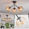 Koyoto Taklampa, kullampa Amber, Klart, 3-ljuskällor