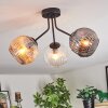 Ripoll Taklampa, kullampa Amber, Klart, Rökfärger, 3-ljuskällor