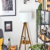 Soungou Golvlampa Brun, Naturfärger, Svart, 1-ljuskällor