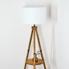 Soungou Golvlampa Brun, Naturfärger, Svart, 1-ljuskällor