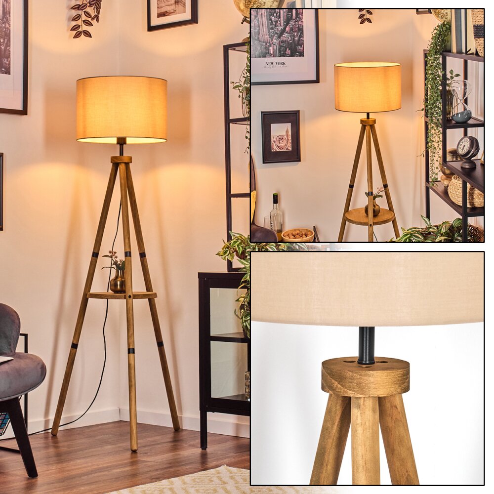 Soungou Golvlampa Brun, Naturfärger, Svart, 1-ljuskällor main product photo