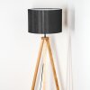 Soungou Golvlampa Naturfärger, Svart, 1-ljuskällor