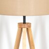 Soungou Golvlampa Naturfärger, Svart, 1-ljuskällor
