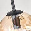 Gastor Taklampa, kullampa Amber, Rökfärger, 9-ljuskällor
