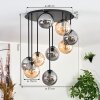 Gastor Taklampa, kullampa Amber, Rökfärger, 9-ljuskällor